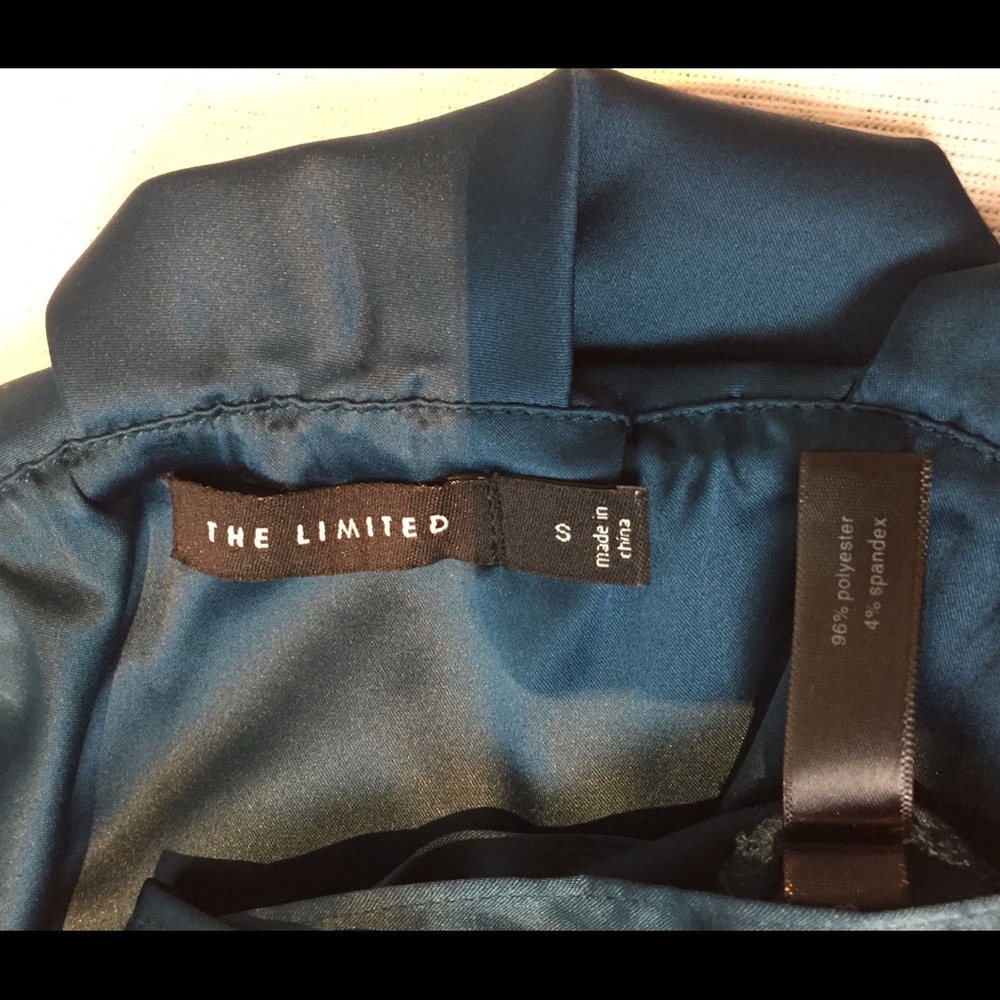 Dark Teal Summer Top by The Limited SZ S - Picture 6 of 7